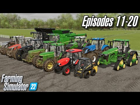Elmcreek Lets Play Supercut (Episodes 11-20) | Farming Simulator 22