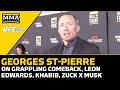 Georges St-Pierre Talks Grappling Comeback, Leon Edwards, Khabib, Zuck vs. Musk, More | MMA Fighting