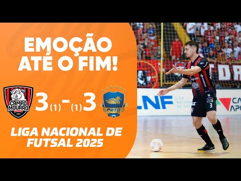 CAMPO MOURÃO EMPATA COM PATO E ESTÁ NAS QUARTAS DA LNF!