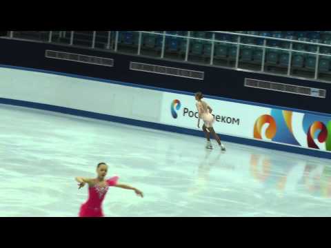 Russian Nationals 2013 Polina KOROBEYNIKOVA warm up SP part 2