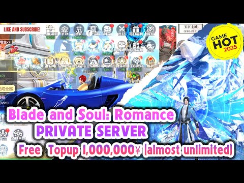 Review MMORPG Blade and Soul: Romance 3D Private Server - Free topup 999,9999 RMB (like GM tool)