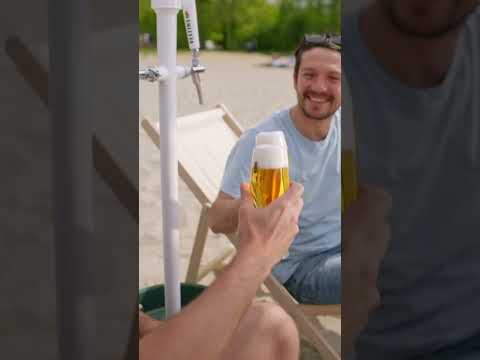 Der VELTINS Zapfschirm - spendet Schatten und erfrischt! 🍻