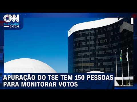 Sala de apuração do TSE tem 150 funcionários para monitorar votos | CNN ELEIÇÕES