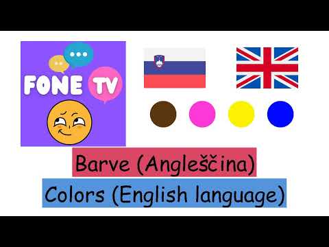 Barve (Angleščina) (sl-en)