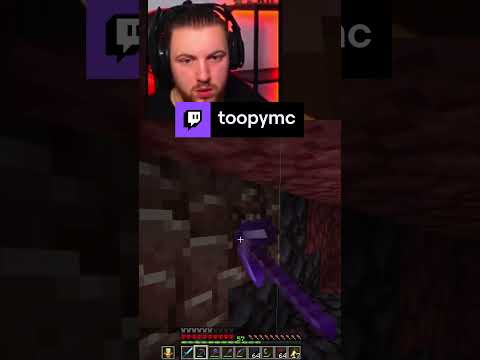 UNBELIEVABLE! Toopy strikes GOLD in Minecraft! #twitch