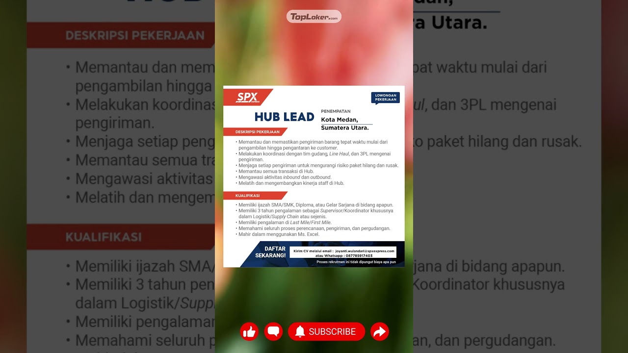 LOWONGAN KERJA TERBARU DI Shopee Expres #loker #kerja #lowongankerja #karir #job #jobs #jobsearch