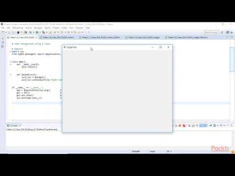 Hands On Python 3 x GUI Programming Creating Our First GUI with PyQt5|packtpub com