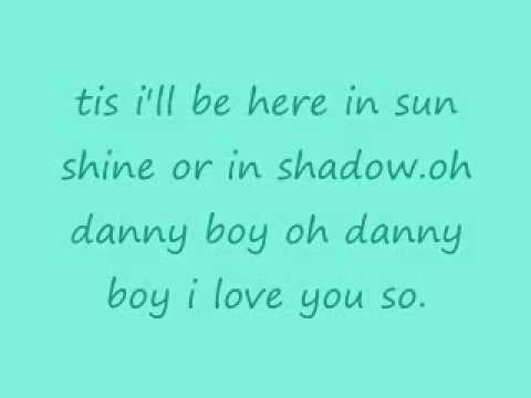 dannyboy w/ lyrics