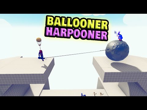Ballooner Harpooner vs Every Faction #2 - TABS MODS Gameplay