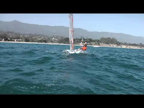Evan and Jonathan Upwind (Sideforce; Big Waves) - 5/15/2013
