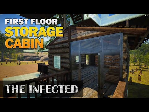 TREEHOUSE FIRST CABIN | Base Building | The Infected Gameplay | S3 EP56