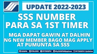 SSS Number Paano Mag Apply Online | Mga Dapat Gawin Ng New Member(Requirements At Docs Sa SS Number)