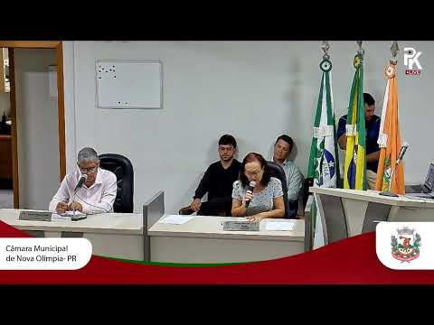 SESSÃO ORDINÁRIA DE HOJE CÂMARA MUNICIPAL DE NOVA OLÍMPIA PR.17/08/26