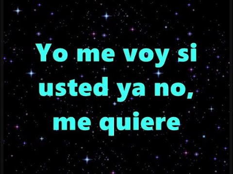 Juan Gabriel Yo Me Voy Letra