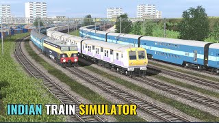 TRAIN MISSED USING ANOTHER TRAIN TO CHASE IT IN INDIAN RAILWAYS || TRAINZ RAILROAD SIMULATOR 2019