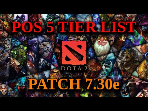 Position 5 Tier List - Patch 7.30e Dota 2