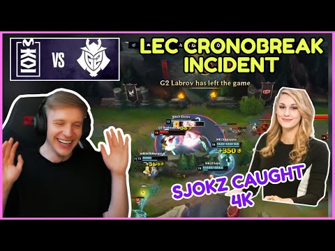 Jankos Reacts To LEC Chronobreak Incident During G2 vs KOI Game 3