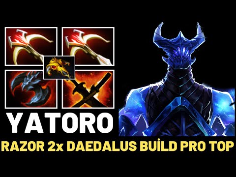 YATORO Razor 2x Daedalus Build Pro Top 7.31 Dota 2