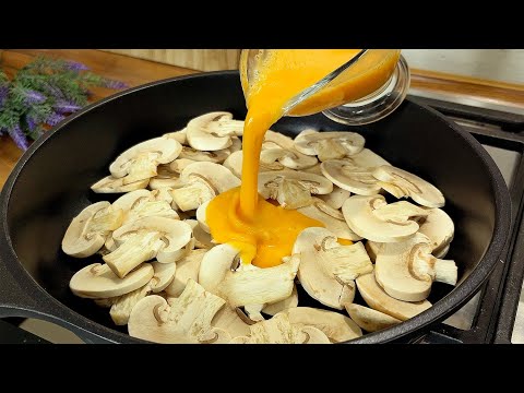 Take mushrooms and a few eggs. An old German recipe. I cook every weekend