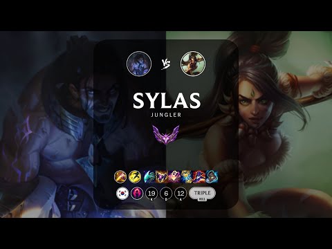 Sylas Jungle vs Nidalee - KR Master Patch 13.13