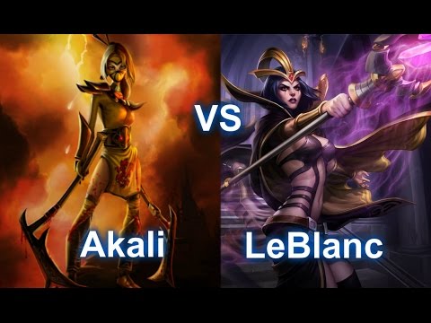Akali vs LeBlanc Mid - S4 Ranked Gameplay 4.16