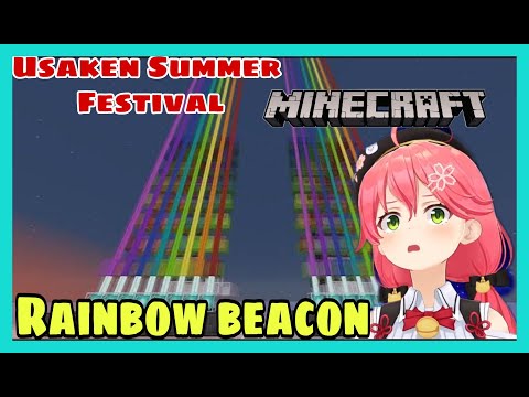 Insane Hololive Miko Creates EPIC Rainbow Beacon!