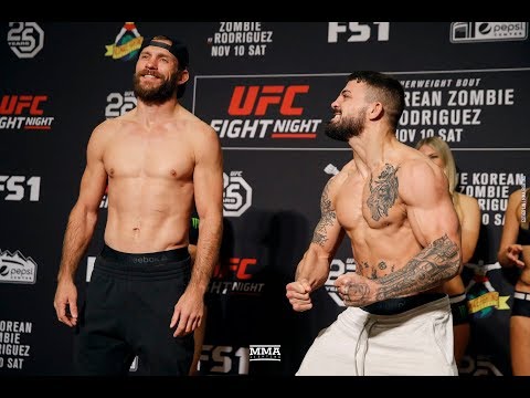 UFC Denver: 'Cowboy' Cerrone vs. Mike Perry Weigh-In Staredown - MMA Fighting
