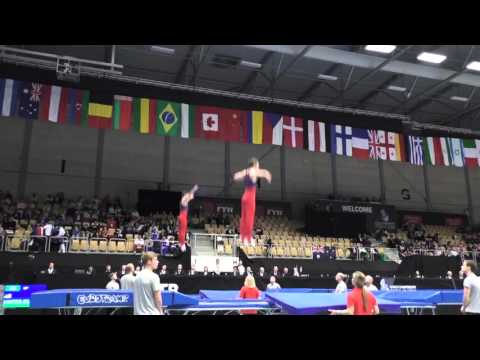 Aliaksei Shostak/J. Gluckstein - Optional - Synchro - 2015 World T&T Championships Qualifying