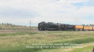 preview picture of video 'Union Pacific 844 Railroad Days Ltd 25June 2009'