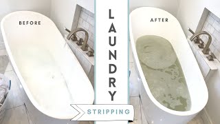 Laundry stripping tutorial