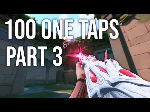 100 one taps in one video P3 - Valorant