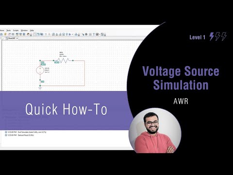 Voltage Source Simulation: AWR Tutorial