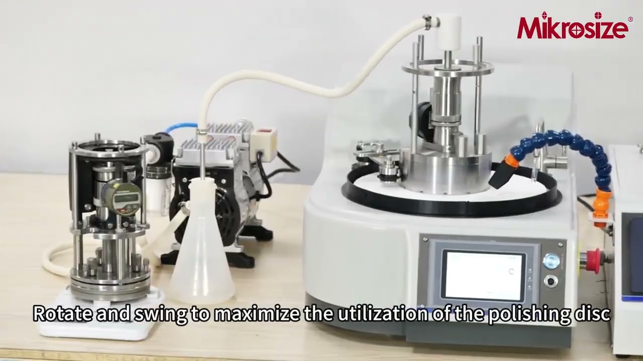 uPoli-1-300P/uPoli-2-400P precision grinding and polishing machine