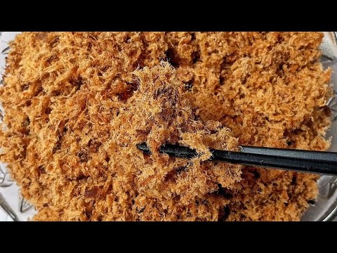 DAMBUN KAZA /CHICKEN FLOSS RECIPE