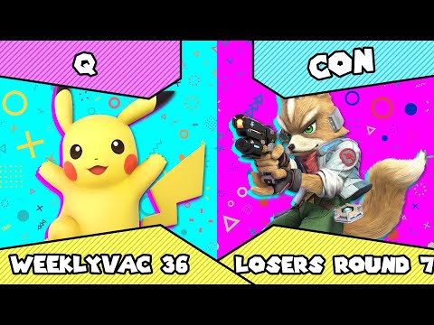 WeeklyVac 36 - SSBU - Q (Pikachu) vs Con (Fox)