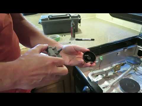 RV Stove Repair, Igniter replacement.