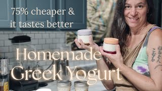 How to Make Homemade Yogurt | Saves us Over $15 a Batch