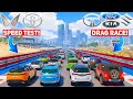 GTA 5 WHICH IS THE FASTEST CAR IN INDIA SPEED TEST DRAG RACE GTA 5 MODS GTA 5 INDIAN CARS
