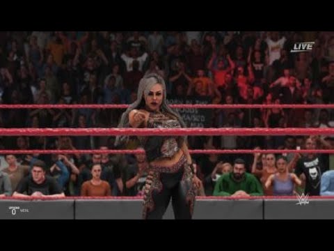 WWE Main event Dana Brooke vs Sarah Logan WWE2K19