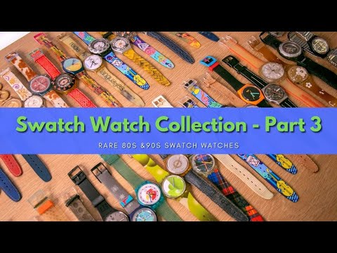 Vintage Swatch Watch Collection Part 3 | Rare Swatch Watches Vintage 80s and 90s | Swiss Made Watch