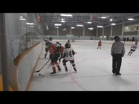 VS Airdrie, Period 3, Morgan, Spencer and Aden put pressure on the goalie, Nov 17, 2019