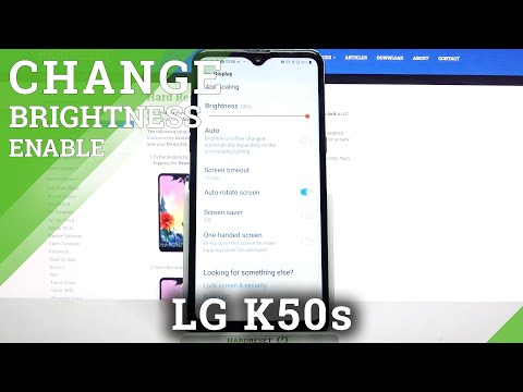 How to Activate Auto Brightness in LG K50S – Display Brightness