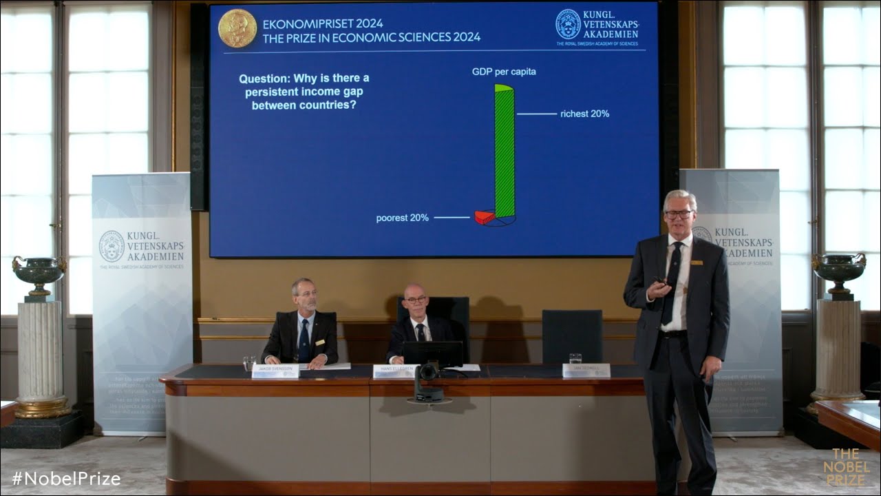 Announcement of the 2024 Sveriges Riksbank Prize in Economic Sciences in Memory of Alfred Nobel