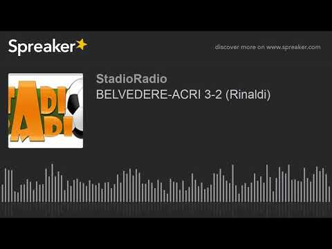 BELVEDERE-ACRI 3-2 (Rinaldi)