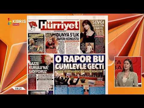 KIBRIS'TA SABAH -- GAZETE MANŞETLERİ