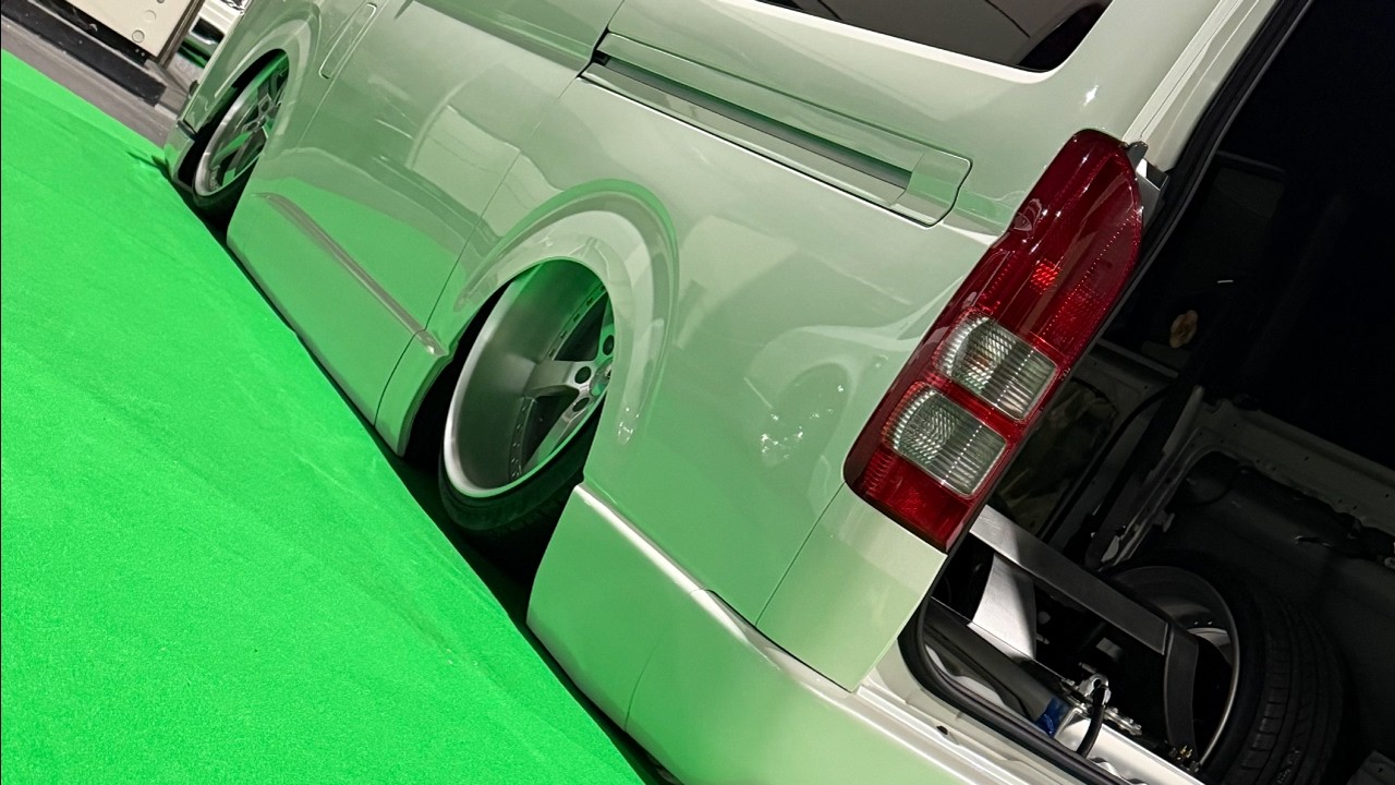 【ハイエース】是非生で見に来てください！の巻【世界一低いハイエースを造る】＃07