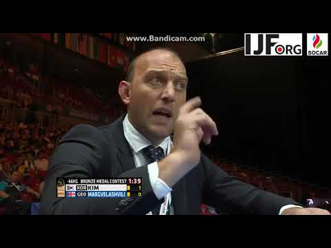 Judo World Championship 2017, Bronze Medal fight -66kg, MARGVELASHVILI (GEO)- KIM (KOR)