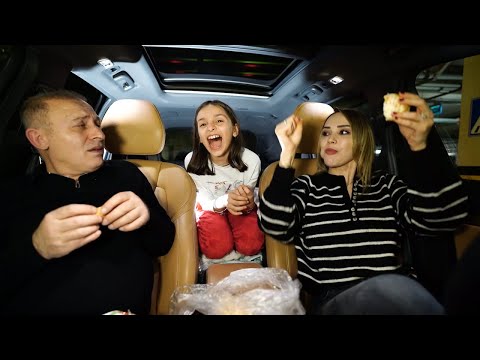 ARABA 'DA 24 SAAT | 100 TL VS. 300 TL VS.1000 TL İLE ARABA 'DA SAHUR !