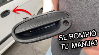 COMO REPARAR LA MANIJA ROTA DE UN MATIZ