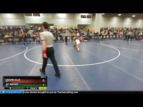 114 Lbs Cons. Round 6 - Legend Ellis, OK Vs Jet Brown, MO E7af